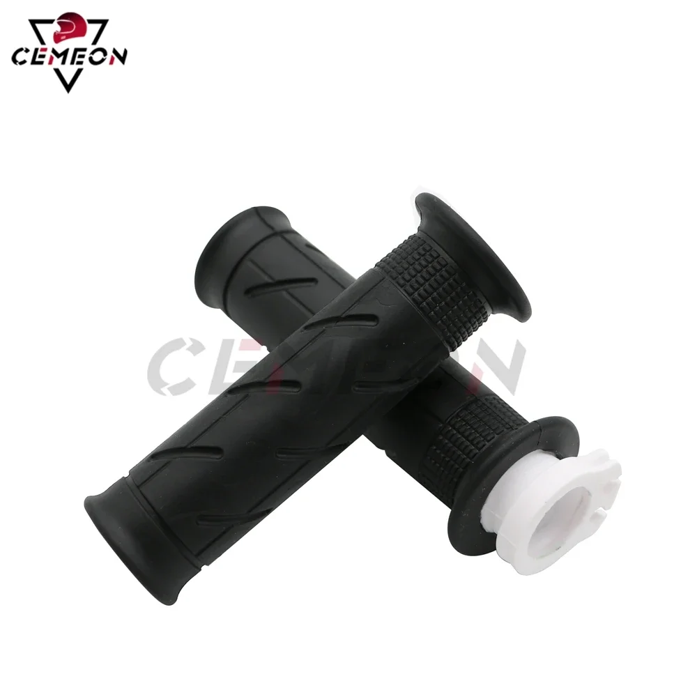 لهوندا VFR700 VT700 CB750 CBX750 CB250 CBR250R NS400R NS400RF دراجة نارية 7/8 بوصة 22 مللي متر المطاط المقود غطاء قبضة القبضات #2