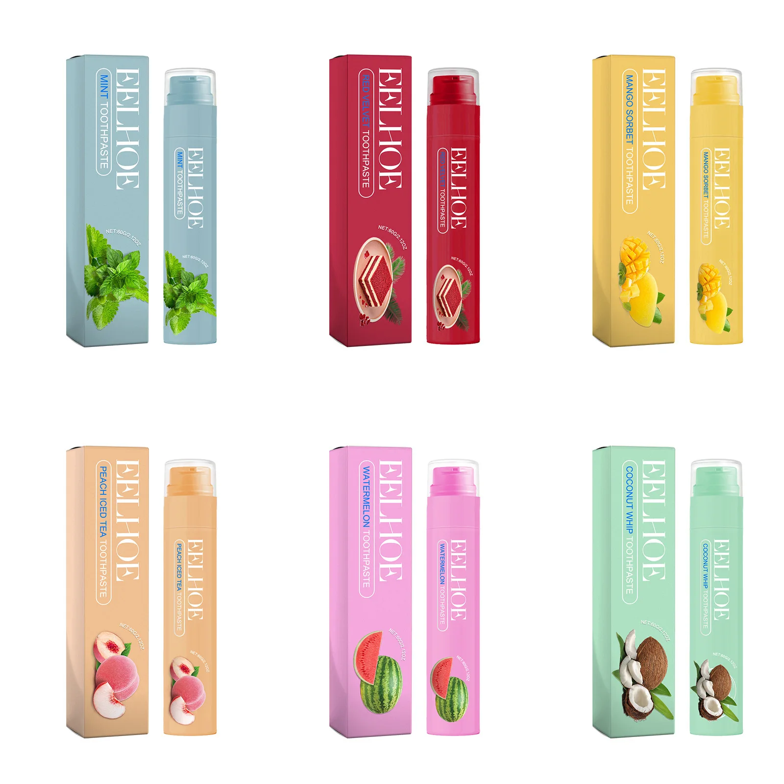 Eelhoe Whitening Tandpasta Tand Vlek Remover Orale Geur Verwijderen Frisse Adem Schoon Mondholte Tanden Verheldering Tandpasta