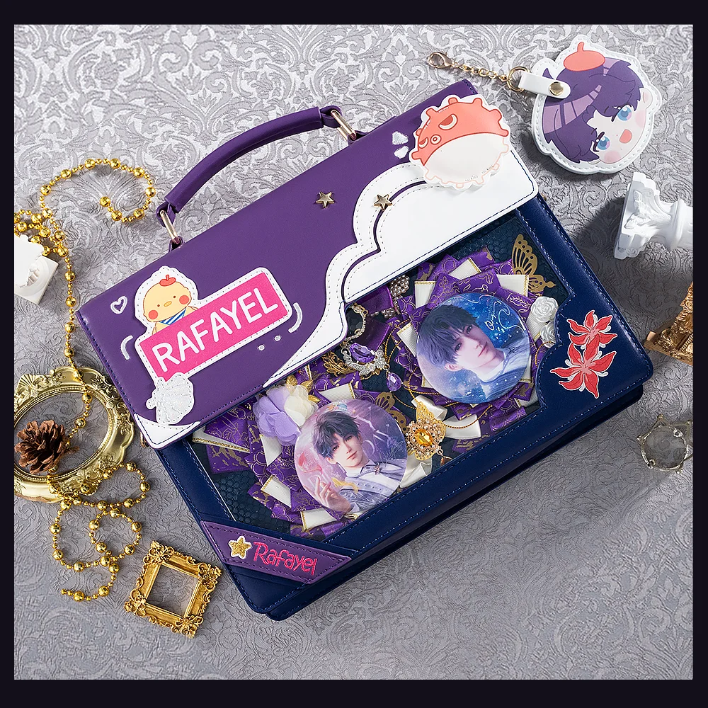 Rafayel Preppy Commuter bag Game Love and Deepspace Cosplay Anime Men or Women Fashion Shoulder Bag Handbag 2026 New