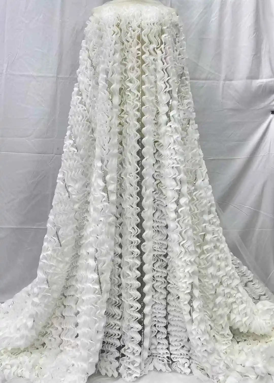 قماش دانتيل شبكي أفريقي قماش دانتيل نيجيري ترتر 2025 فساتين دانتيل نيجيريا عالية الجودة للنساء خياطة حفلات الزفاف