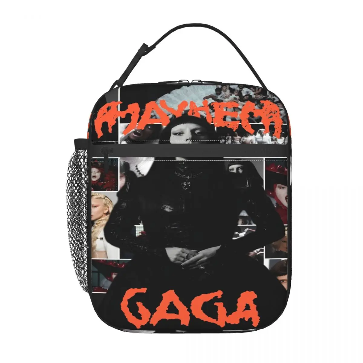 

Ланч-боксы Lady Gaga Mayhem 2025, аксессуары для альбомов, контейнер для обеда INS, модный термохолодильник, коробка для бенто для школы