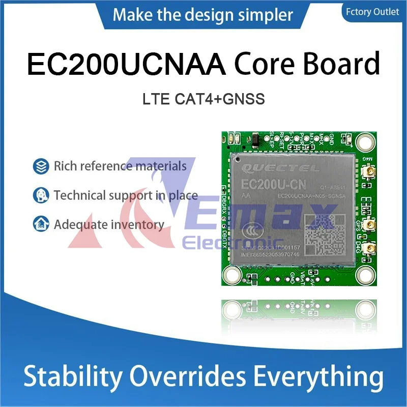 Quectel EC200U-CN Core Board LTE CAT4 EC200U-CNAA Development Boards Mobile IoT with antenna optional 1pcs