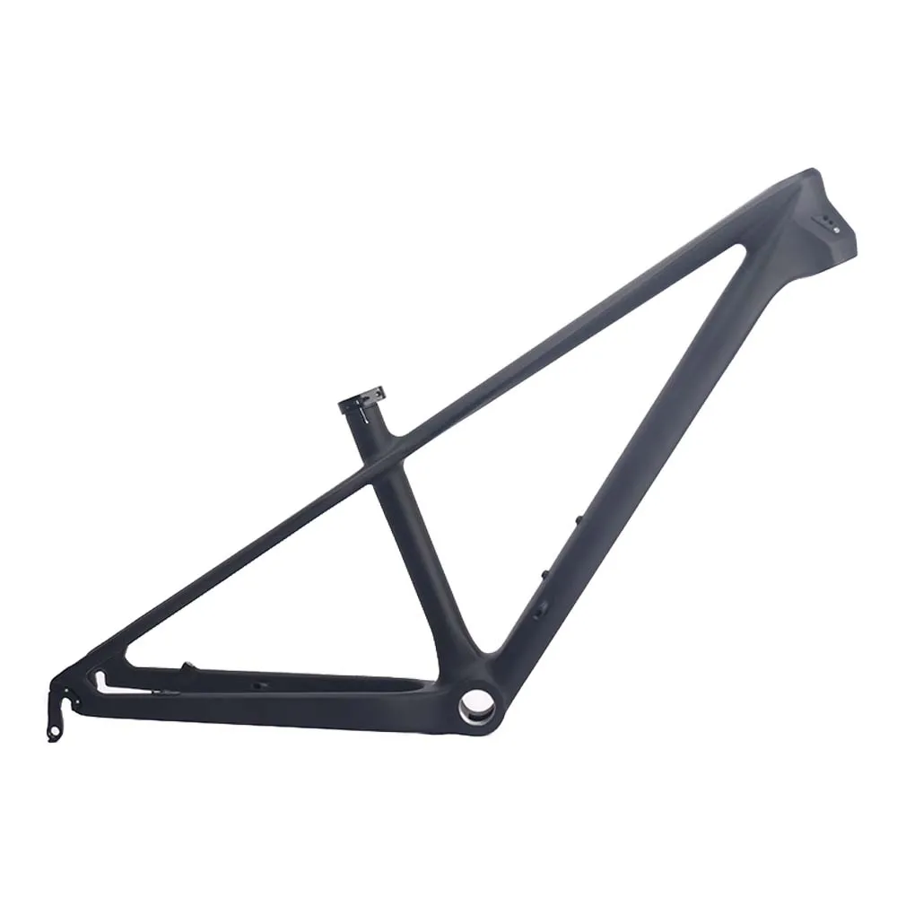 Winowsports-Small Carbon MTB Frame for Kids, Student Children\'s Mountain Bike, Black Matte QR Bicycle Frameset 24er 13in 135*9mm