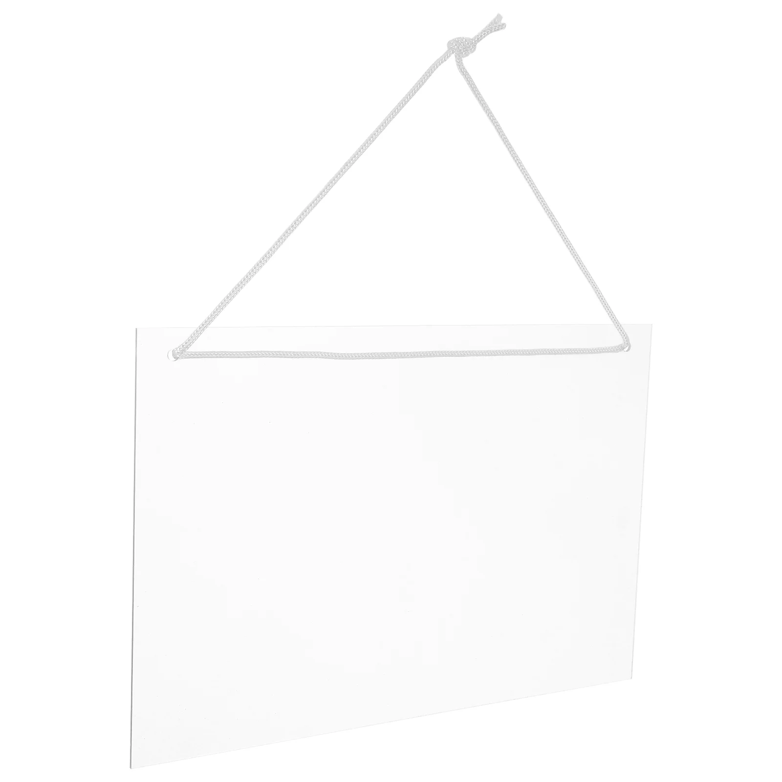 

Clear Dry Erase Board Office Supplies Wall Memo Hanging with Lanyard Writing Acrylic Fridge