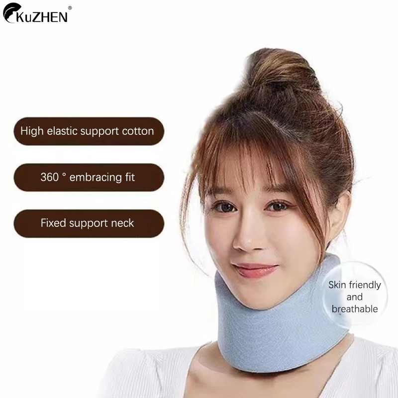 1Pcs Neck Support Cervical Pillow Adjustable Soft Sponge Durable Foam for Relieve Cervical Pain Airplane Travel Nap Health