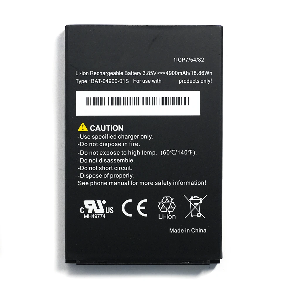 7XINbox BAT-04900-01S 3.85V 18.86Wh 4900mAh Replacement Battery For SONIM XP8 XP8800 Series BAT0490001S 04900-01S BAT 04900 01S