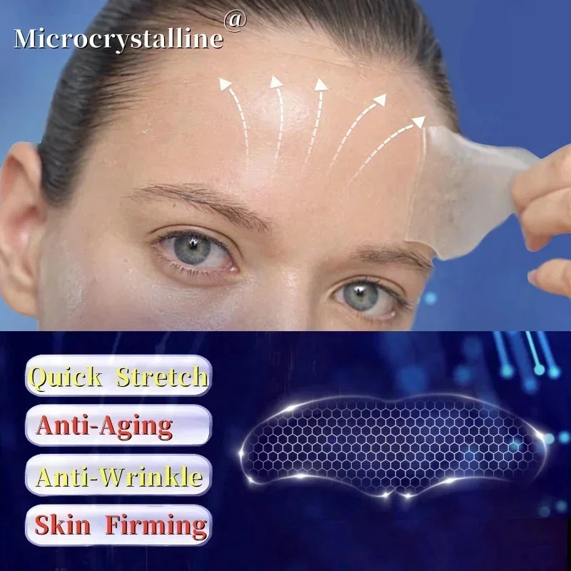 Mask Patch กระชับและเจือจางริ้วรอย Hydrocrystalline Patch Anti-Aging Lifting ผิวหน้าหย่อนคล้อยหน้ากากบํารุงลึก