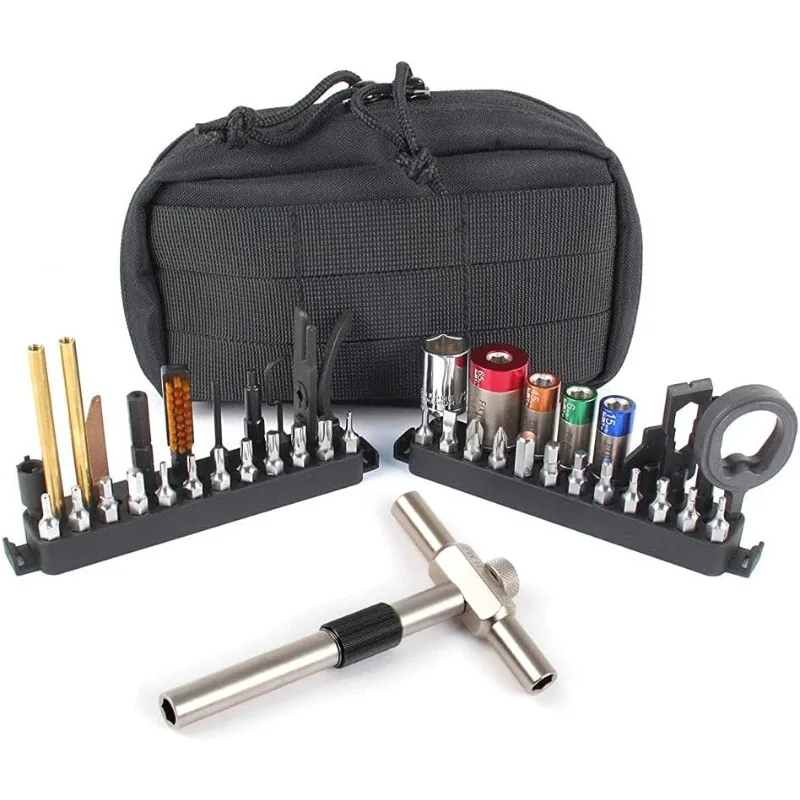 The Works Combination Gun Field Maintenance, Torque Limiter/All-in-One Torque Drive/Modular T-Drive & Accessory Bit Kit