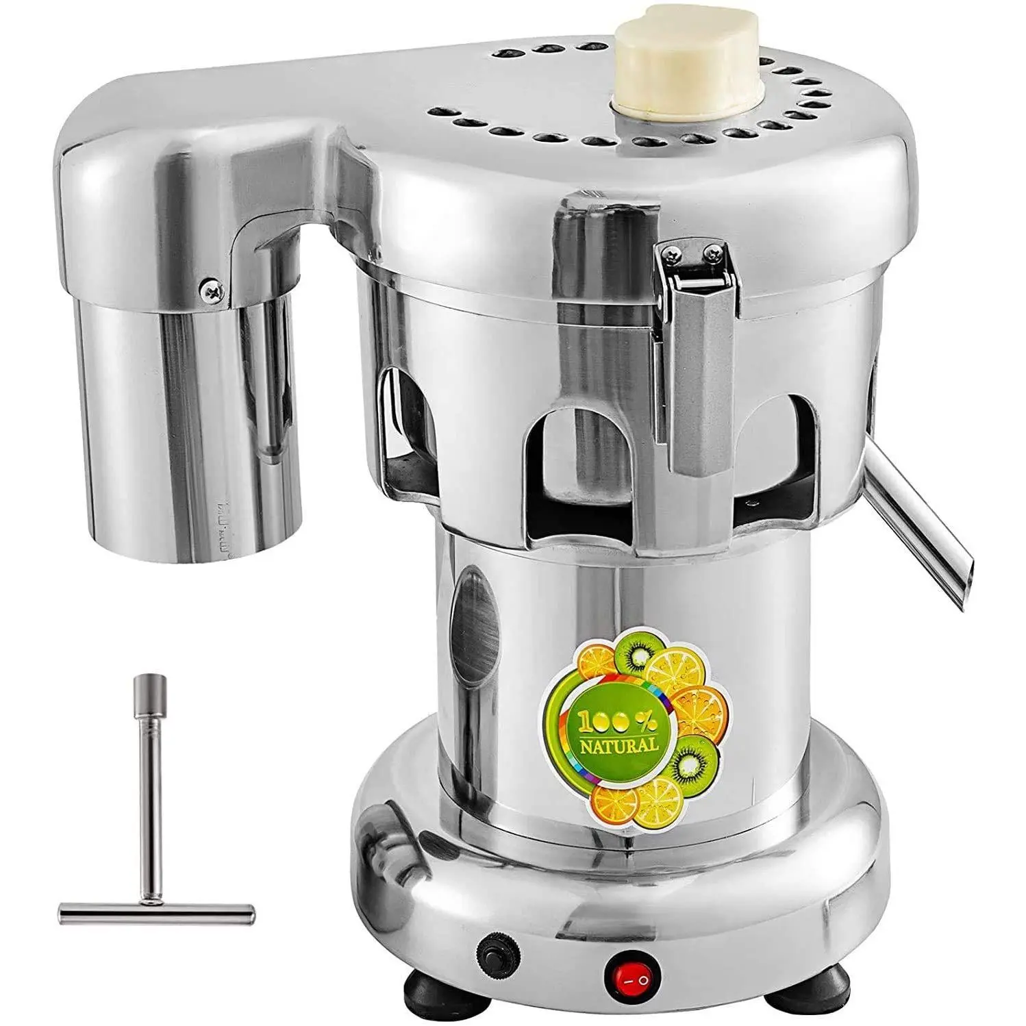 

DB Wholesale Commercial Juicer 750W Stainless Steel 3L Capacity Centrifugal Juice Extractor For Restaurants