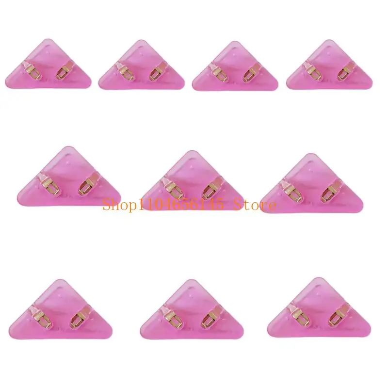 10Piece Multipurpose Plastic Corner Clips For Document Organization NonRusting File Holders Office School Supplies