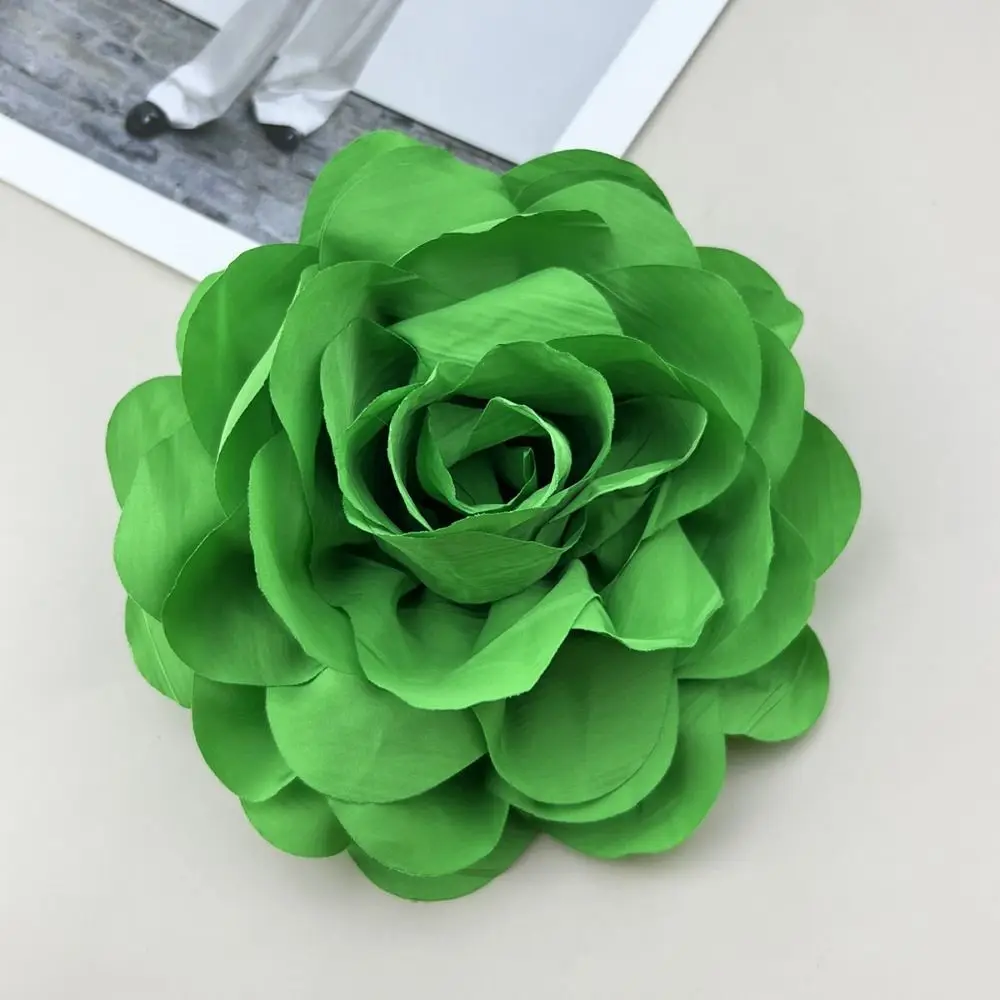 New 16CM Multi-layer Rose Flower Brooch Fabric Exaggerate Dress Suit Corsage Women Magazine Wedding Shoot Sweater Coat Pin