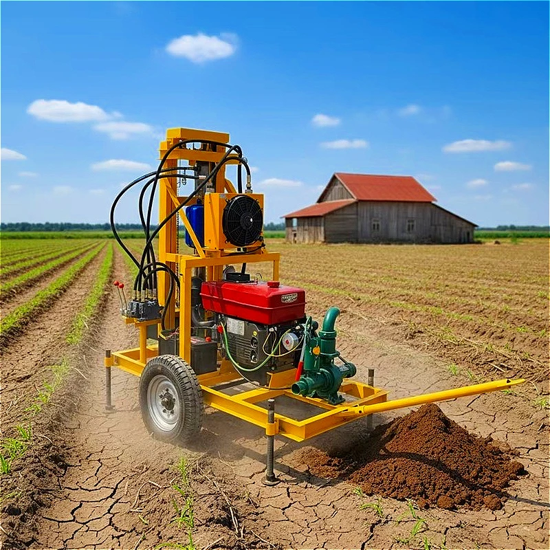 

Small Water Well Drill Compact Machine for Boreholes Customized Portable Yard Irrigation System Home Garden Use Farm Irrigation