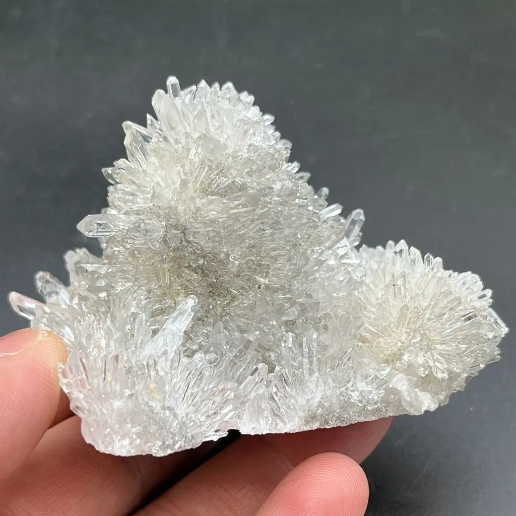 

Natural Limria Water White Crystal Cluster Meditation Energy Healing Stone Home Decoration Mineral Specimen from Colombia