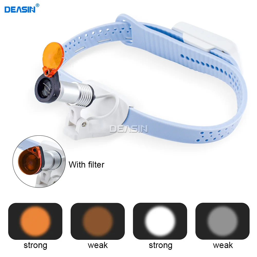 Dental Laboratory Headlamp 5W LED Cordless Super Bright Lightweight LED High Brightness head-mounted Dental Headlamps