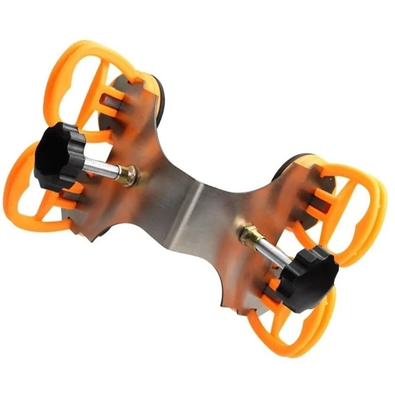 A72P Countertop Installation Tool 90 Degree Stone Seam Setter Adjustable Suction Cup Steel Antirust Marble Leveling Tool