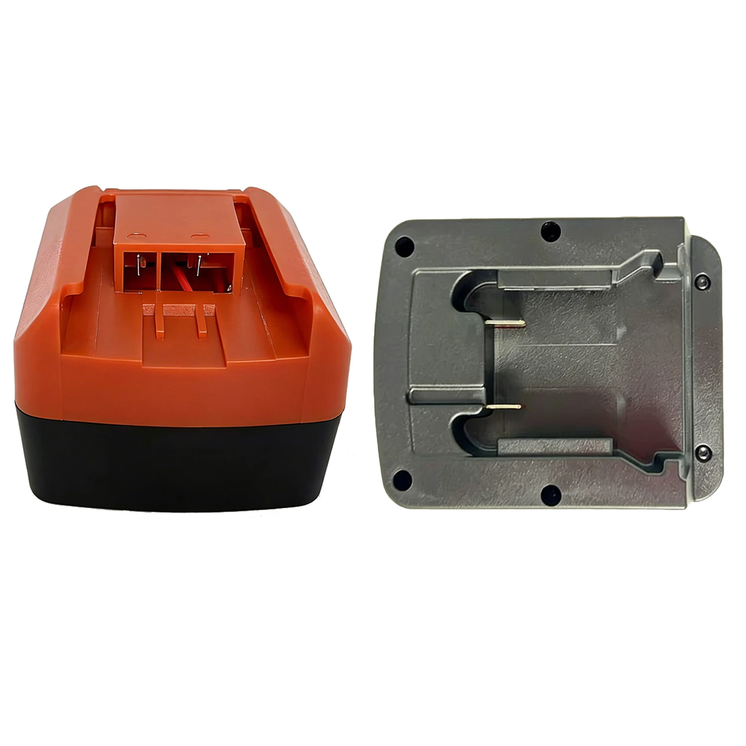 Battery Adapter Converter For 48-11-1828 And 48-11-1815, To 18V Multi-voltage Interface Power Tool Accessory, Black.