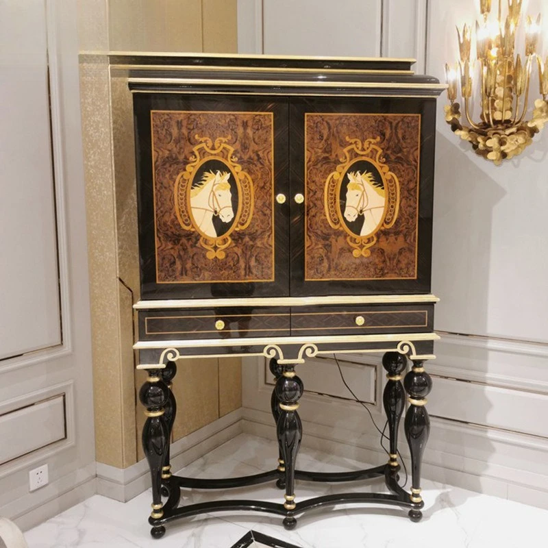 

Living room high cabinets, entrance cabinets, neoclassical decorative cabinets, dining room storage cabinets