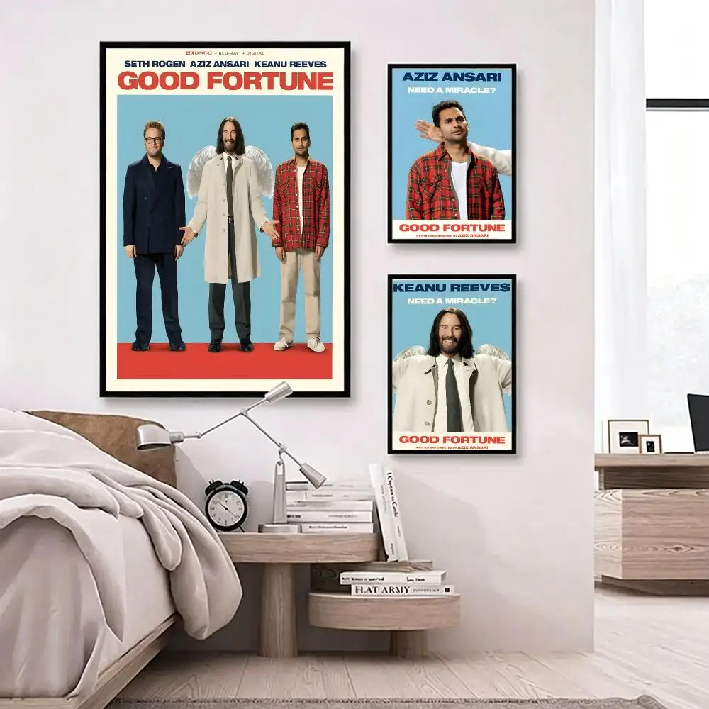 movie Good Fortune Poster Poster HD Waterproof Self-adhesive Art Print Wall Decor for Bedroom Living Room Gift