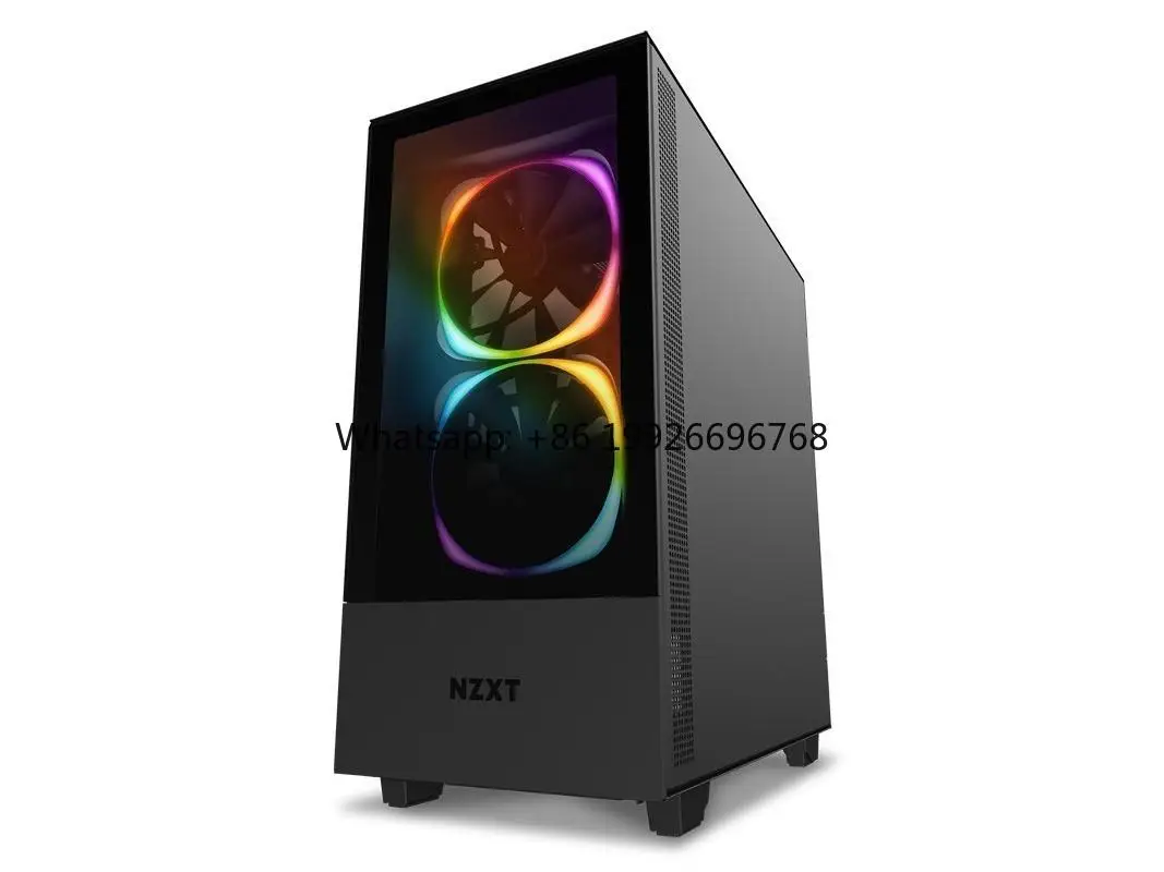 

Лидер продаж, компьютерный чехол H510 Elite, черный RGB, средний чехол Tower, игровой чехол для ПК, производитель средней башни