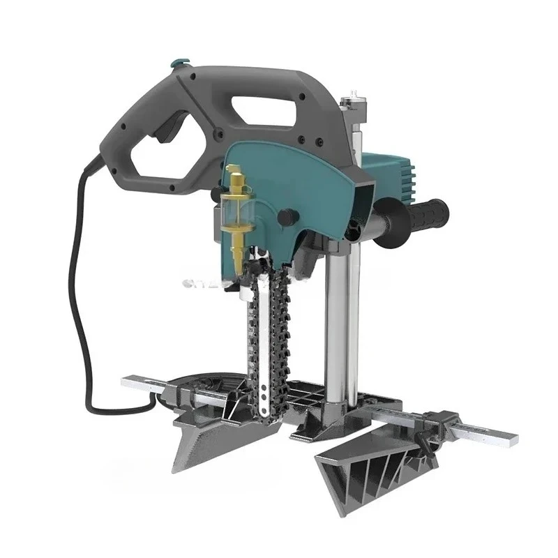 Woodworking Portable Square Hole Machine Chain Saw Ancient Building Pavilion Punching Machine Wood Mortise Machine
