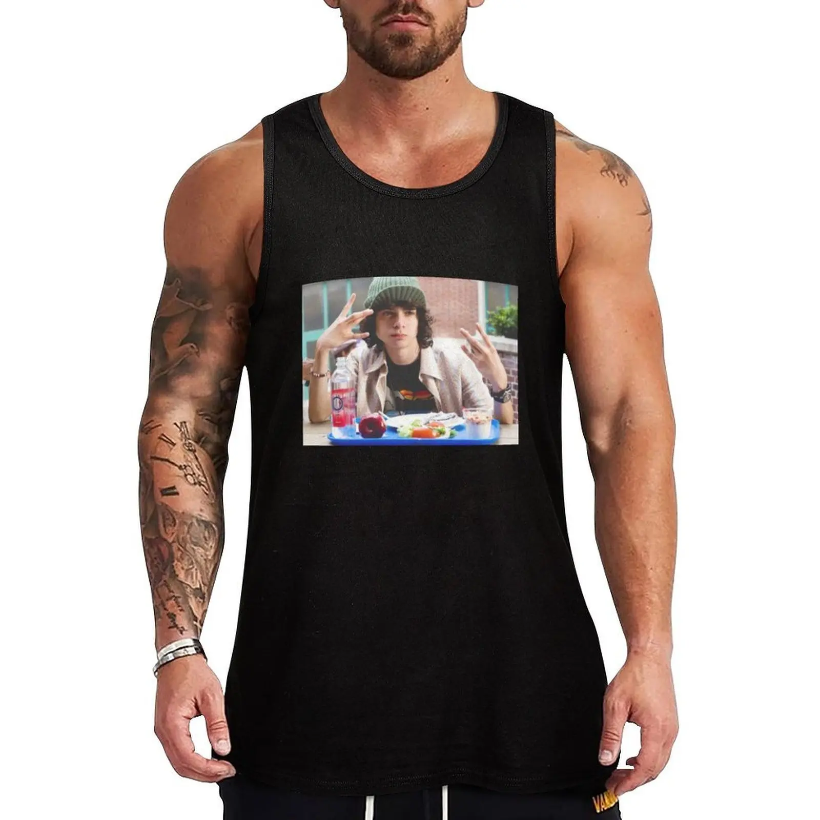 

moose step up 2 Tank Top man vest gym Men's t-shirts summer 2025