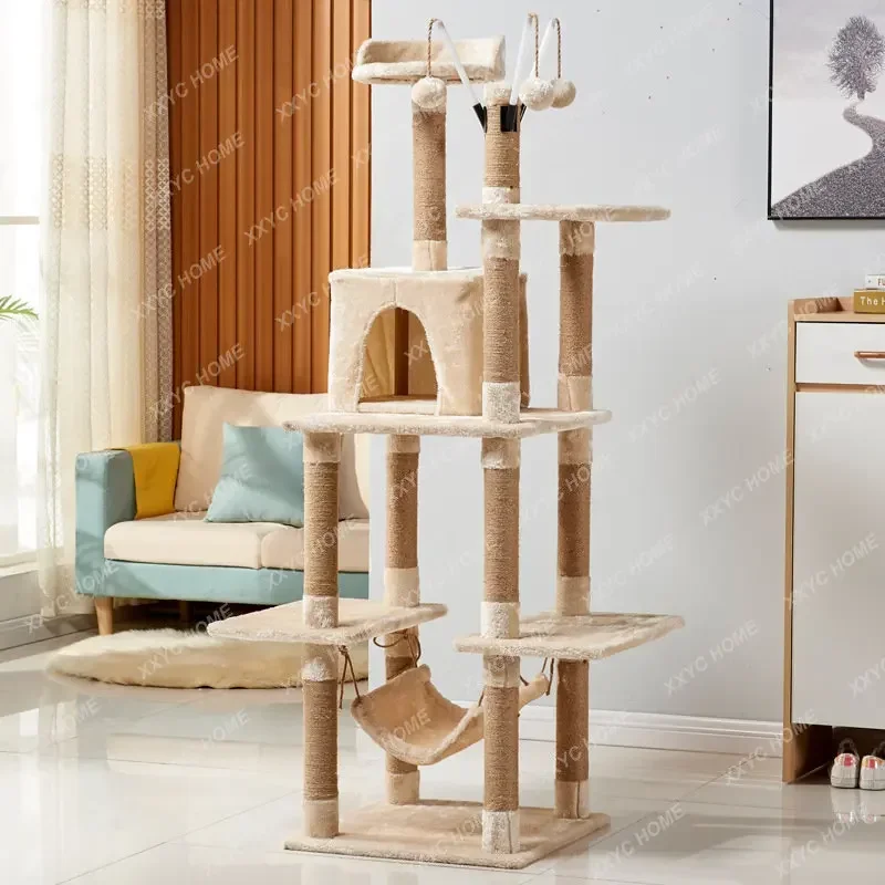 Teaser Cat Climbing Frame Nest Scratching Pole Scratch Trees