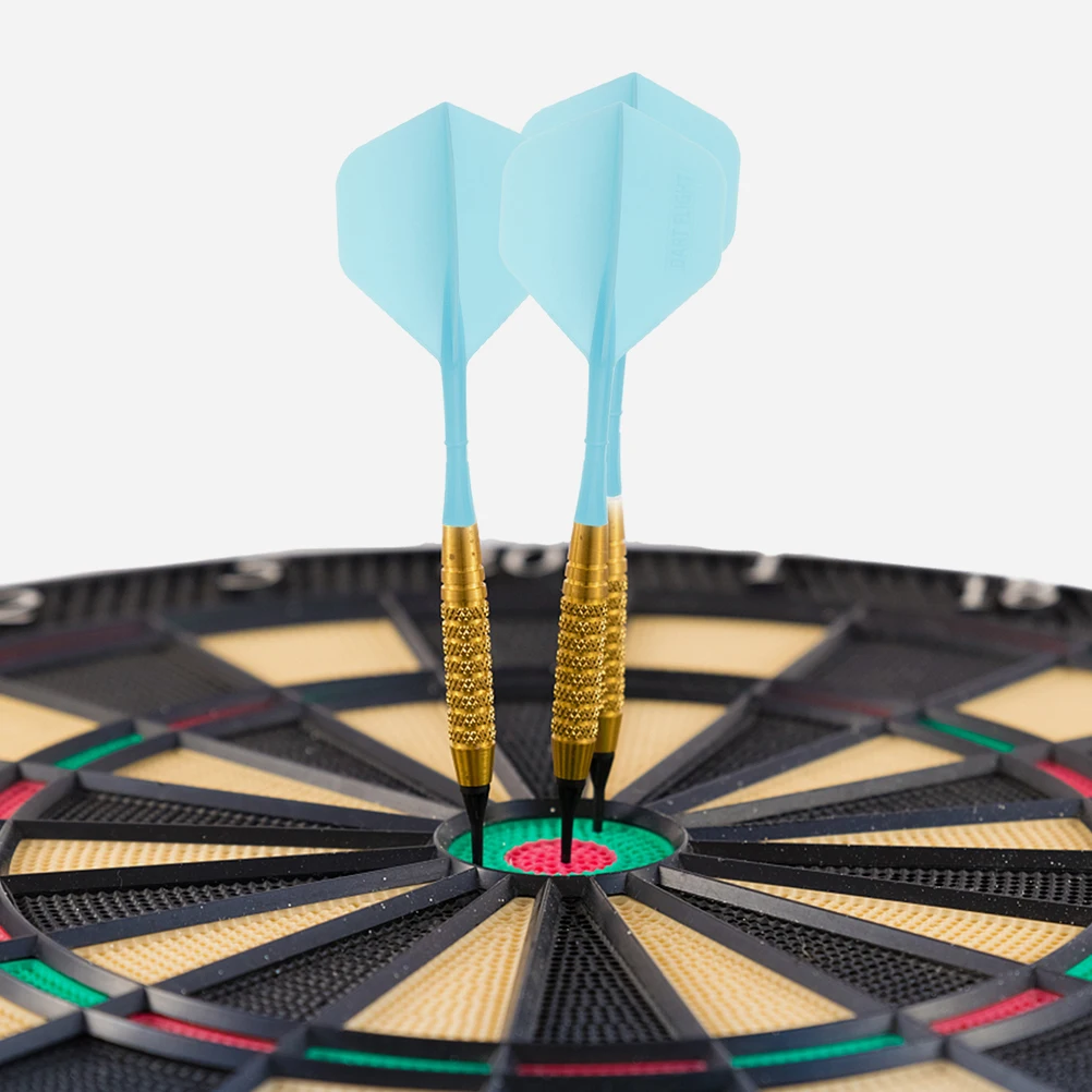 

6Pcs Tails Flights Smooth Edges Colorful Patterns DIY Accessories for Game Practice Fins Flights Flight Decorative Tails