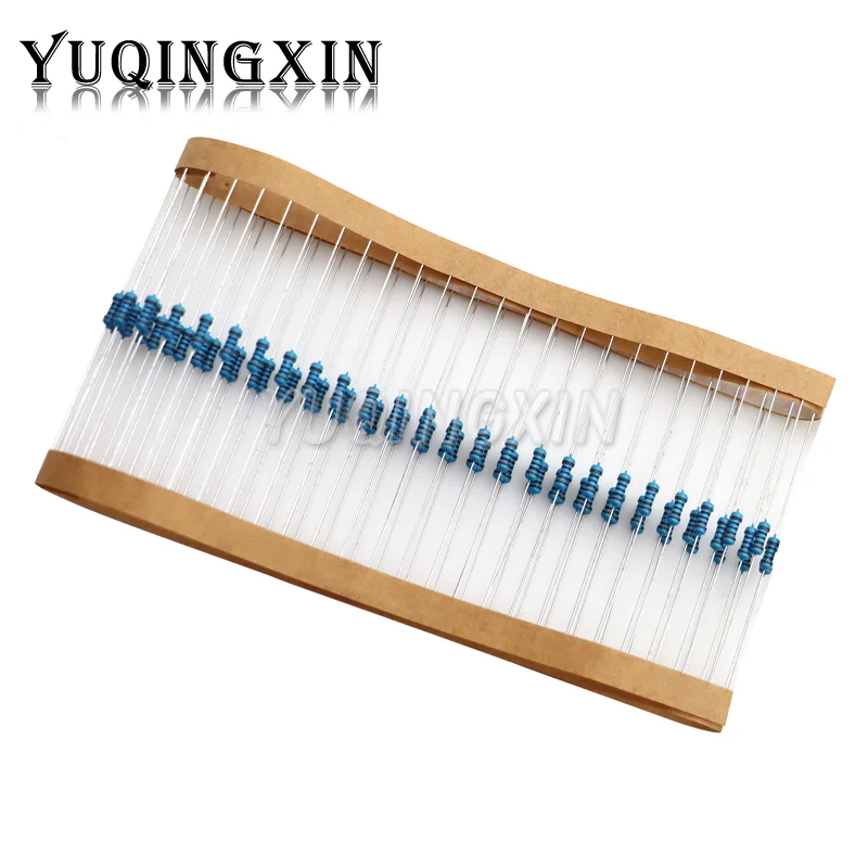 100 buah 1/4W 0R-22M 1% Resistor Film logam 0.25W 0 2.2 10 100 150 220 270 330 470 1K 2.2K 4.7K 10K 47K 100K 470K 1M 10M 20M ohms