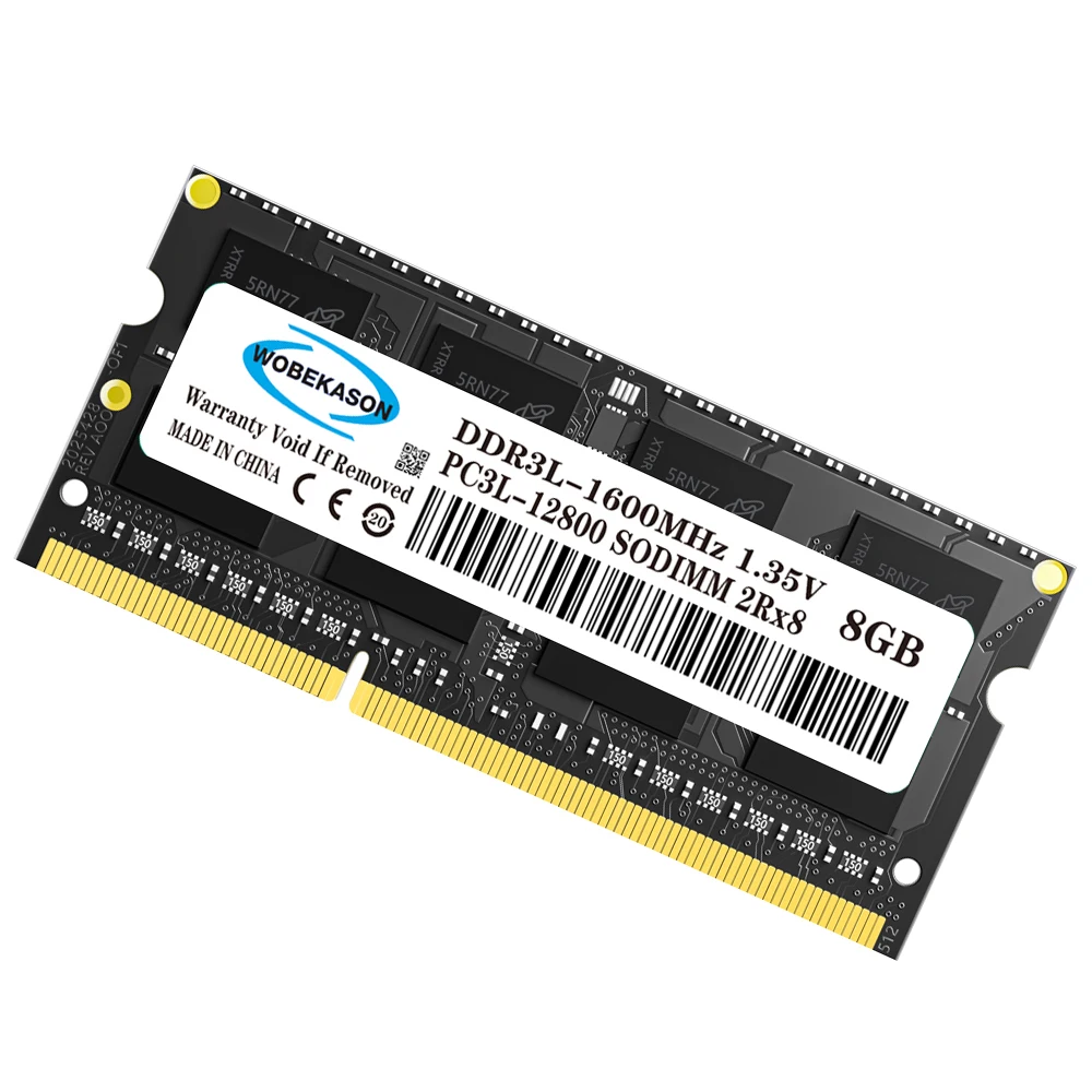 

DDR3L 4GB 8GB Ram PC3L 8500 10600 12800 1.35V 204PIN 1066 1333 1600Mhz 1866MHZ SODIMM Memoria Notebook Ddr3l Laptop Memory Ram