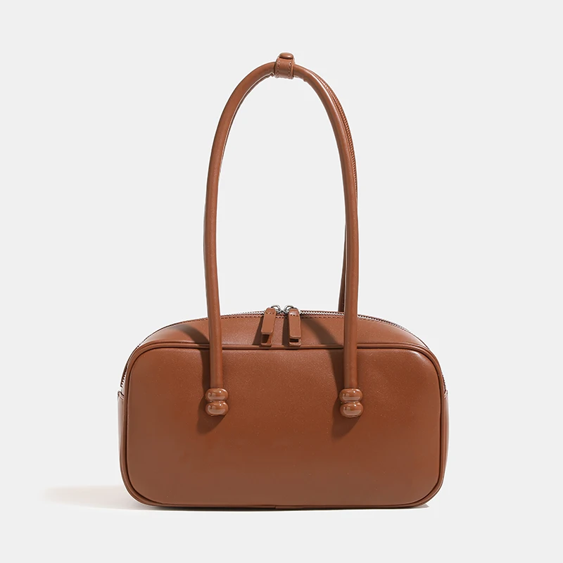 

Trendy And Fashionable Shoulder Bag High Quality Solid Color Simple Square Bag Large Capacity Commuter Versatile Shopping Bag