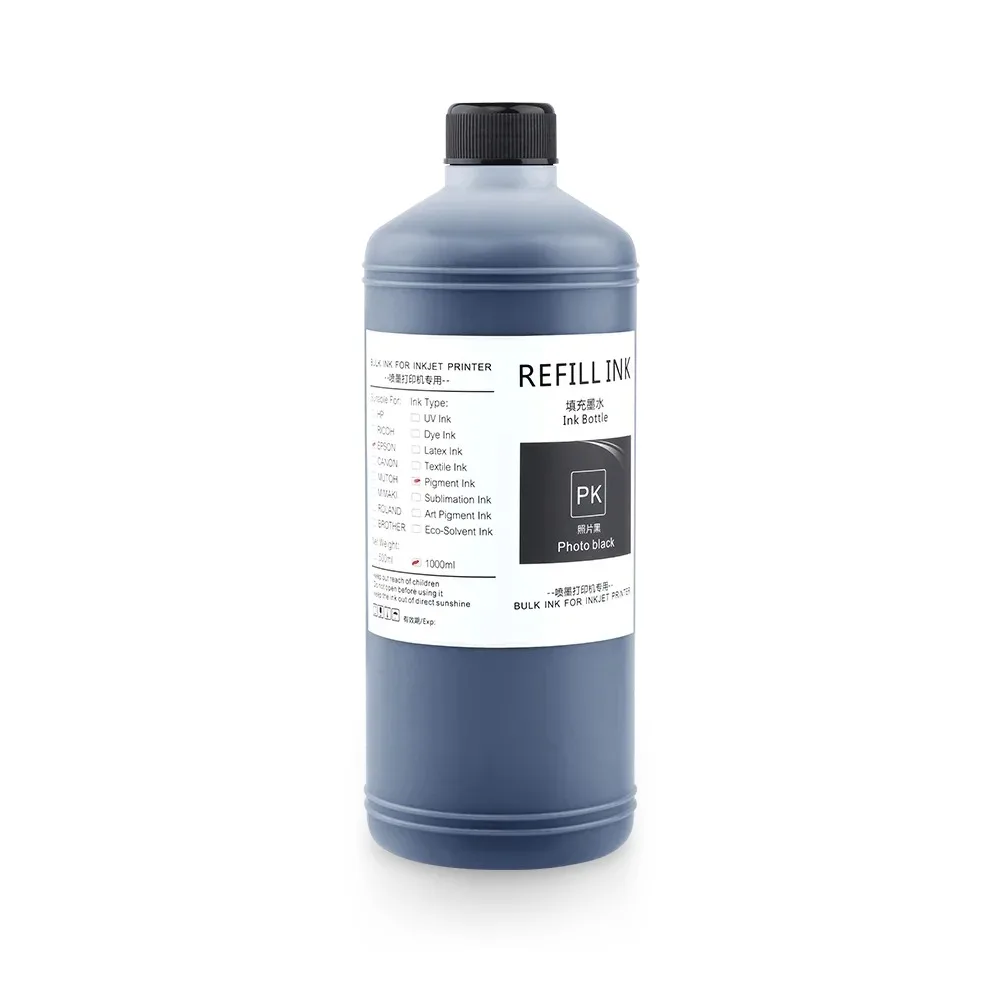 

1000ML i3200 Pigment Ink For Epson I3200 Printhead Series Printers i1600 4720 Print Head Bulk Ink Refill Ink