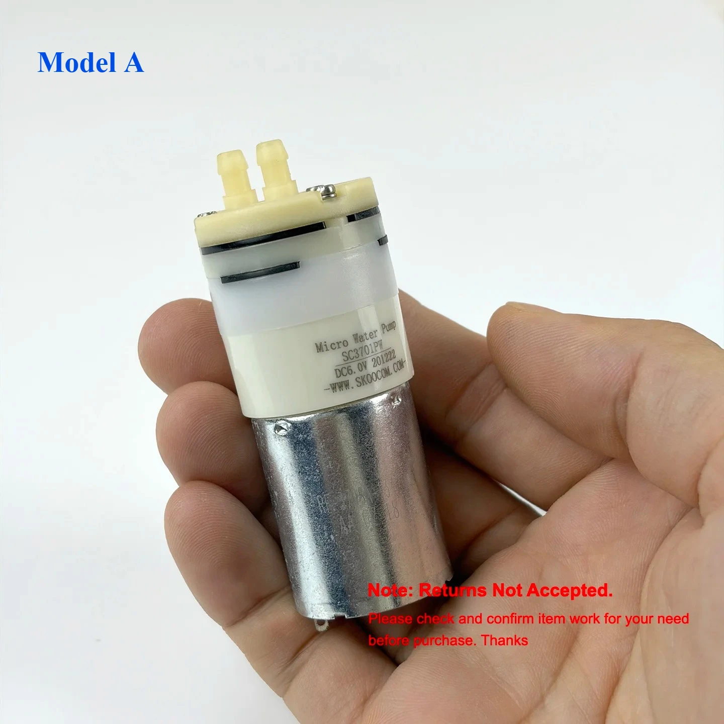 1PC DC 6V SKOOCOM SC3701PW/ JSB370-6A 370 Motor Water Pump Self-priming Suction Diaphragm Pump for Humidifier Machine