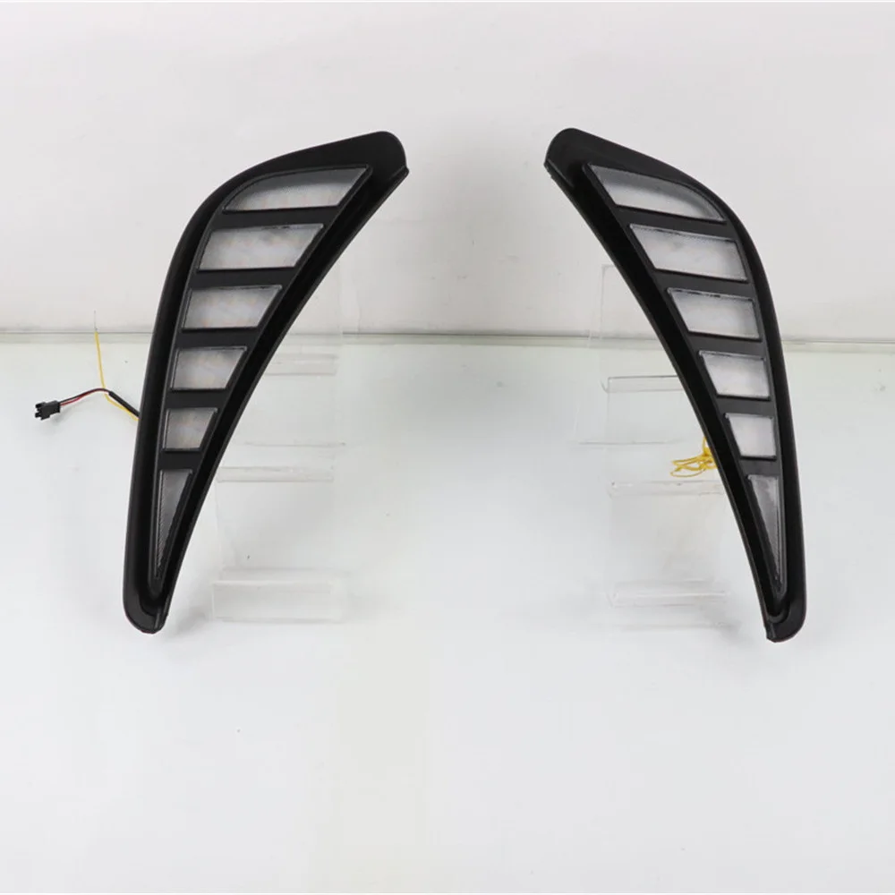 

LED Daytime Running Lights Case for Toyota Corolla GR Sport 2021 2022, Streamer Turn Signals + Ice Blue Night DRL, Start Scan