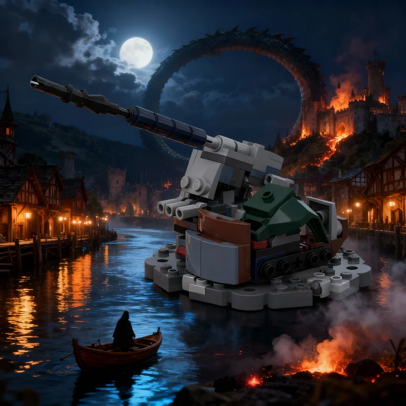 

110pcs MOC Star Battle Anti Aircraft Gun Alternate Build Model Building Blocks Toys Christmas Gift Architecture Creative Idea