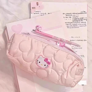 Sanrio Hello Kitty Gran capacidad Case de lápiz Anime Cute KT Cat School Supplies Bolsa de papelería Premios de la escuela Regalos para niñas 8 mejores bolsas de lápiz de anime de ventas - №8