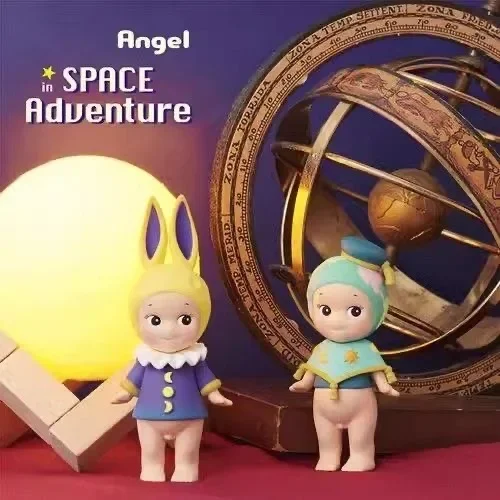 Sonny Angel Hippers Dreaming Animal Back Series Sonny Angel Space Adventure Figurki akcji Samochód Telefon komórkowy Zabawki świąteczne Prezent