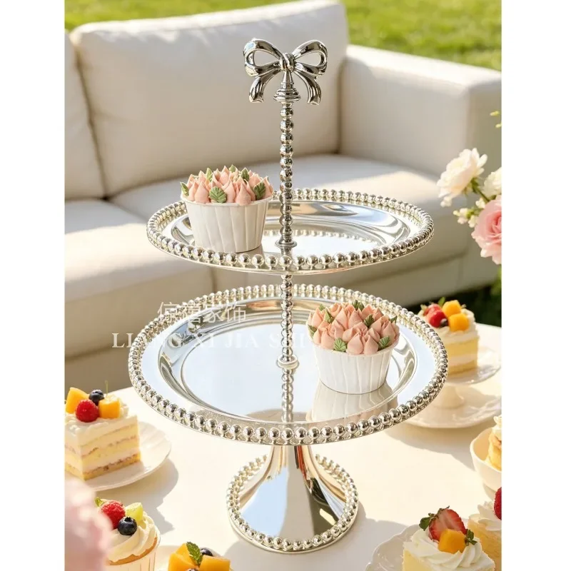 Dessert table Cake display stand Home living room Tea table Food plate Hotel cold meal Afternoon tea table