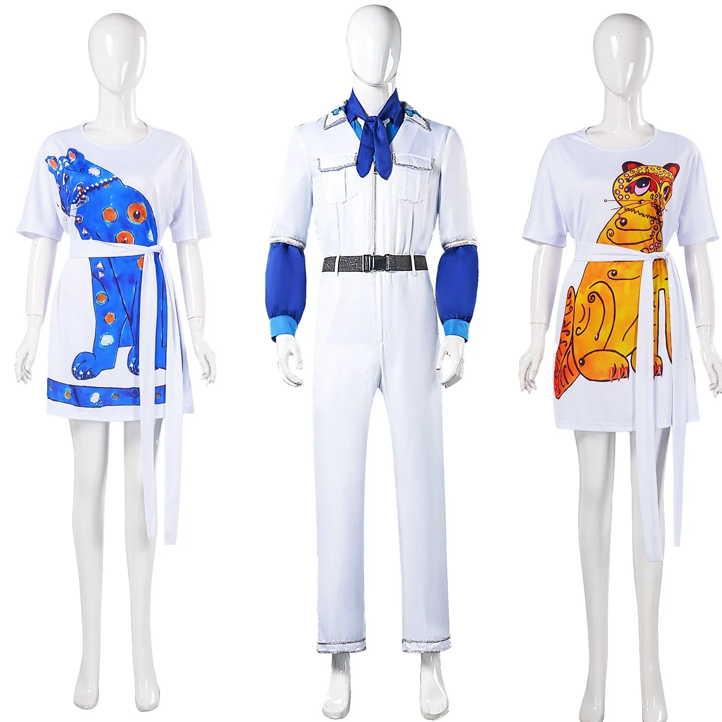 زي أداء للهالوين على شكل بيني، ملابس تقليدية نسائية صينية الصنع، زي للعروض المسرحية #3