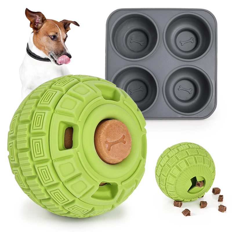 

Pet Dog Toys Dog Chew Toys Refillable Dog Food Ball Dog Feeding Ball Dishwasher Interactive Training Rubber Balls Pet Supplies