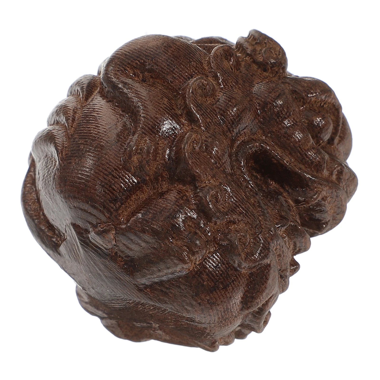 

1pcs Pi 45mm Wooden Statue Carving Decor Wood Animal Decoration nament Home Office Garden Wood Animal Figure Beads