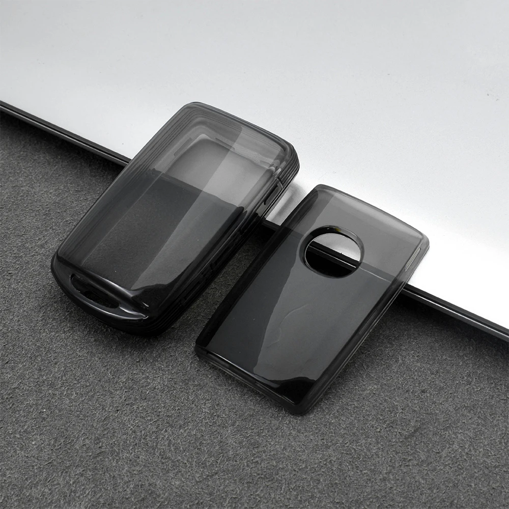 Transparent Car Key Case Cover Shell for Mazda 3 Alexa CX30 CX-4 CX5 CX-5 CX8 CX-30 CX9 CX-9 Protector Keyless Fob Accessories