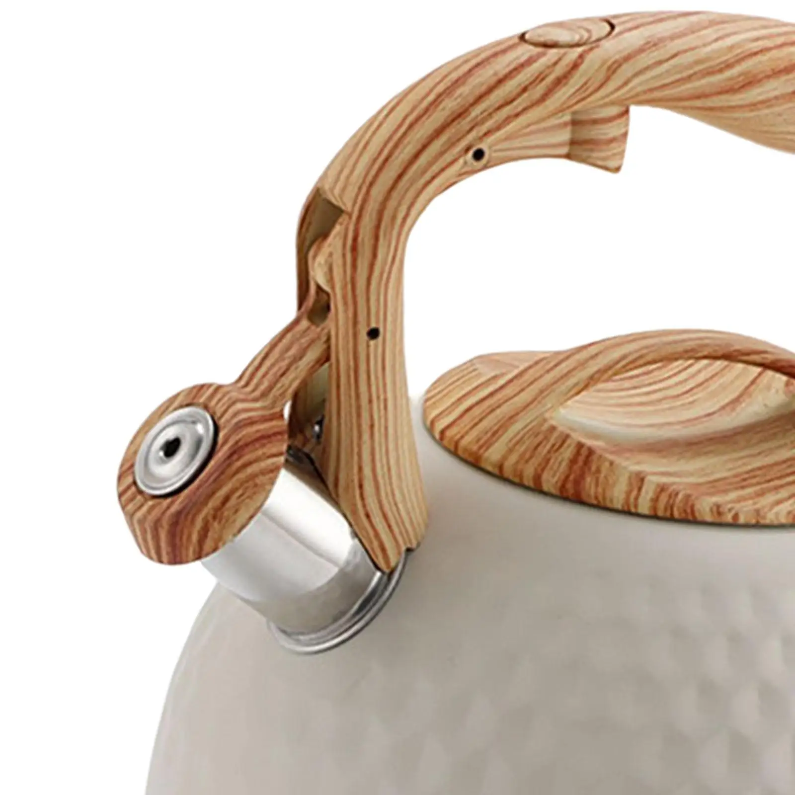 Stove Top Loud Whistling Kettle Bright Cookware Induction Teakettle Heat Modern Teapot Tea Kettle Hammer Kettle for Kitchen
