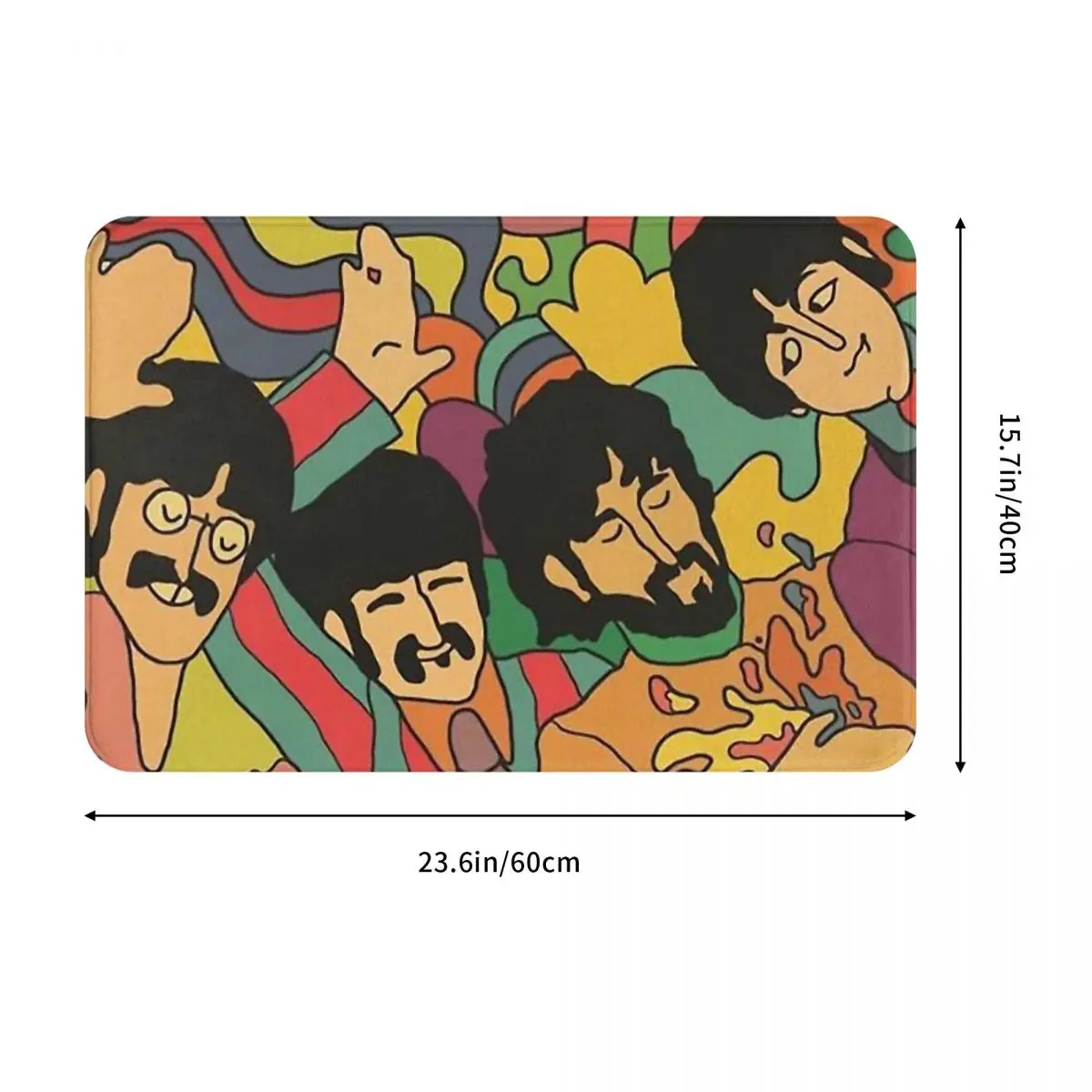 The Beatle A Good and Popular Band Bathroom Non-Slip Carpet Fanart Living Room Mat Entrance Door Doormat Floor Decoration Rug