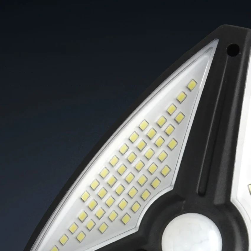 Luci solari da esterno, 138 led/150 COB luci sensore di movimento solare, impermeabile, luce di sicurezza per parete, posta, via