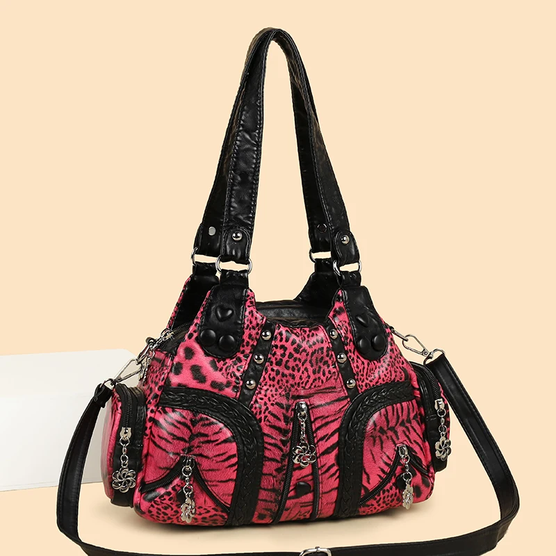 

2026 Large Capacity Shopping Bag for Daily Commuting Hand Bags Luxury Shoulder Bag High Quality Leather Handbag Casual Tote Sac