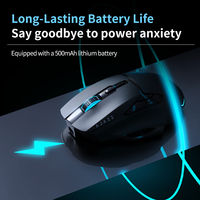 AJAZZ AJ039 2.4G wireless/wired gaming mouse, 96g lightweight, 4800DPI, LED backlit USB gaming mouse, suitable for computers