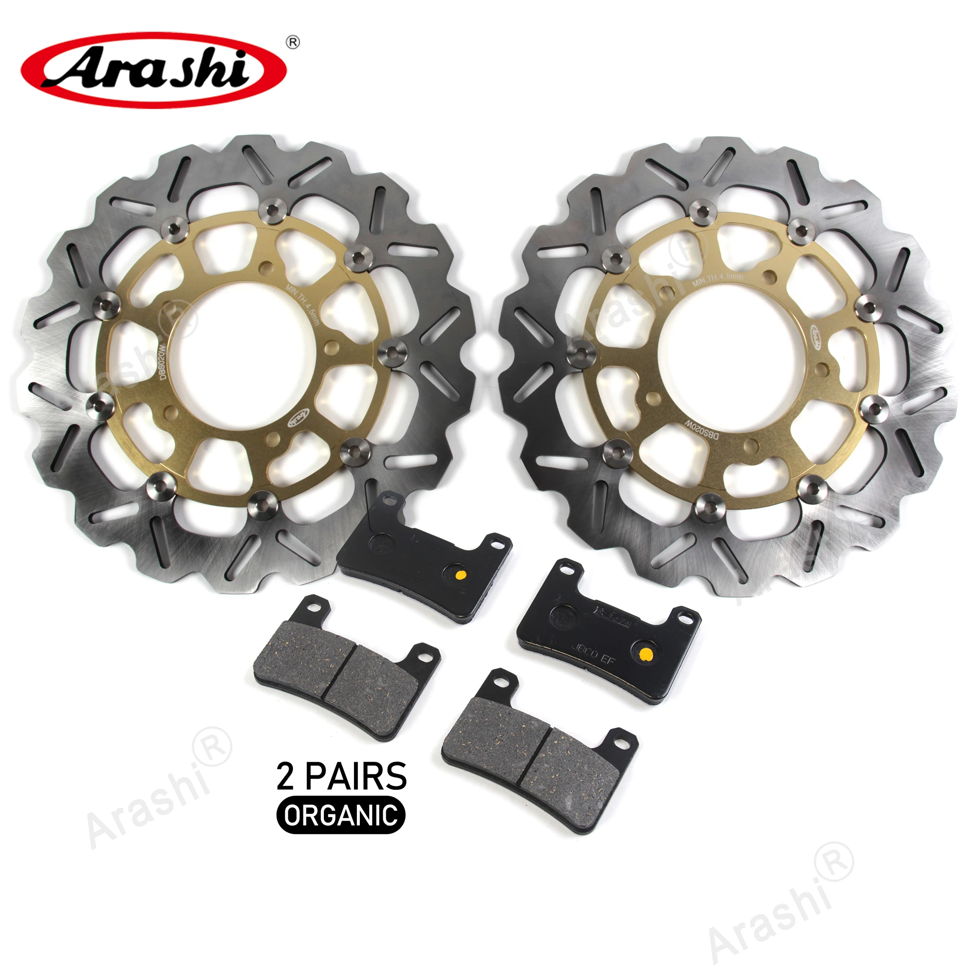 Arashi CNC Front Brake Disc Brake Pad For SUZUKI GSXR GSX R 1000 2005 2006 2007 2008 GSXR1000 K7 K8 Floating Brake Rotor Disk