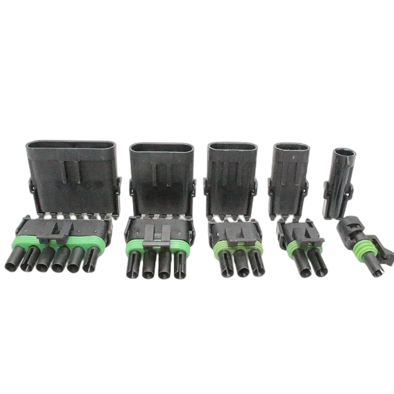 5/20/100Sets Delphi GM Auto Connector 2.5 Serie Elektrische Waterdichte Harnas Plug Terminal 1/2/3/4/6Pin DJ3021Y-2.5 Socket
