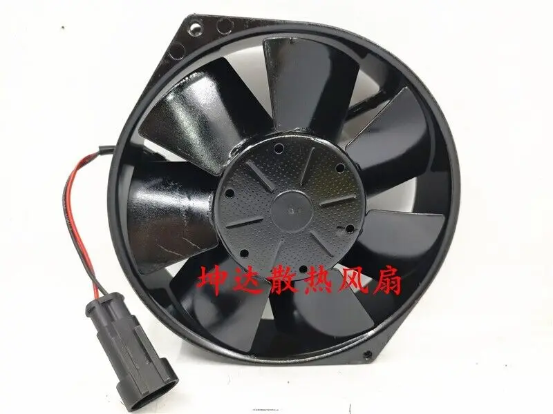 1 PCS  All Metal Fan 7114NHR  DC24V 19W 17238  17cm 2 wire ABB Inverter fan