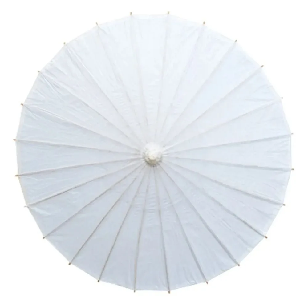 

Painting Supplies Traditional Handmade Paper Umbrella Vintage Colorful Blank Paper Umbrella Classical Oil Paper Umbrella